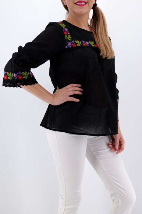 Bluza / Ie Traditionala cu flori 2 [2]