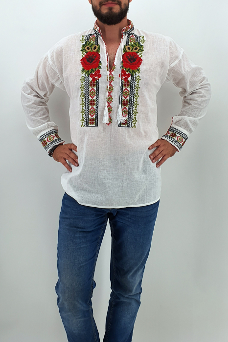 Camasa traditionala Trandafir [3]