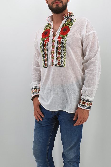 Camasa traditionala Trandafir [2]