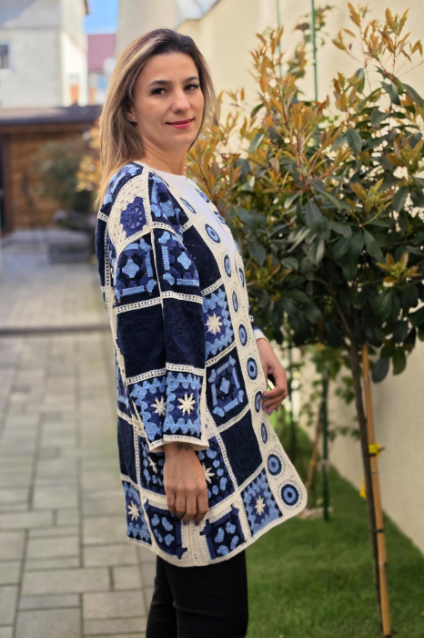 Cardigan brodat macrame 5 [4]