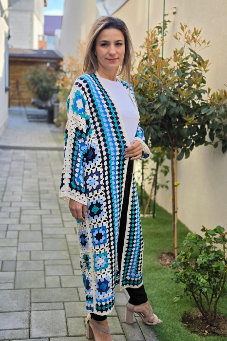 Cardigan brodat macrame [2]