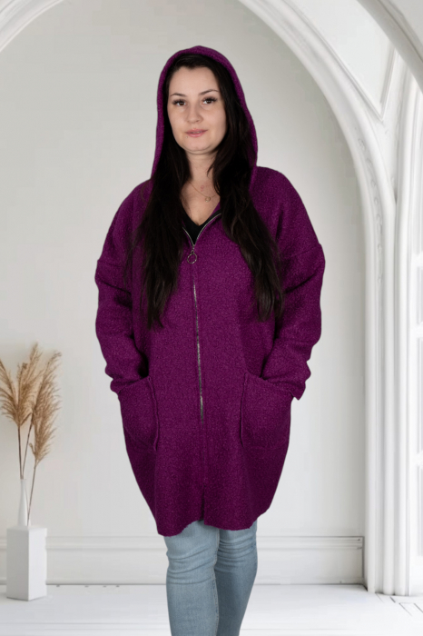 Cardigan Mia cu gluga 17 [2]