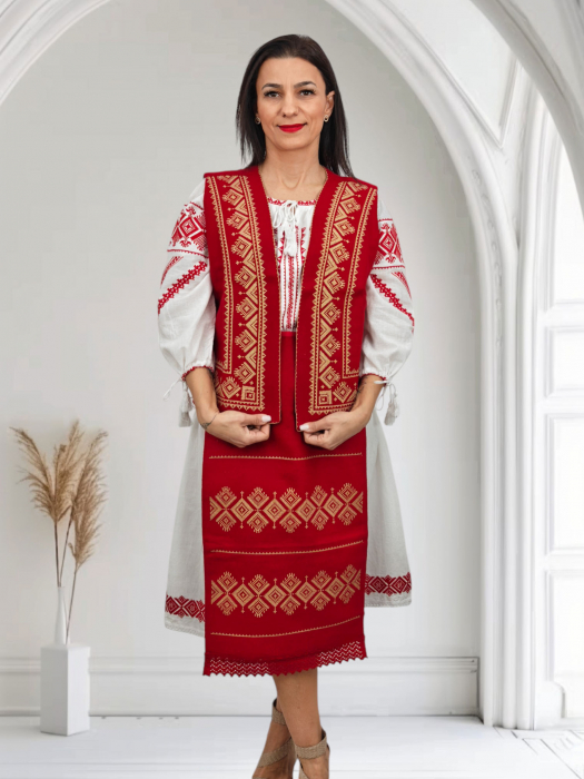 Costum Rochie/ Vesta//Brau si 2 Fote [2]