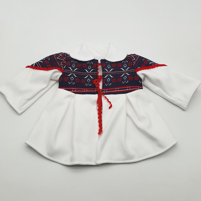 Costum traditional fetita - Palton/Rochita/Fota/Batic si Botosei [3]