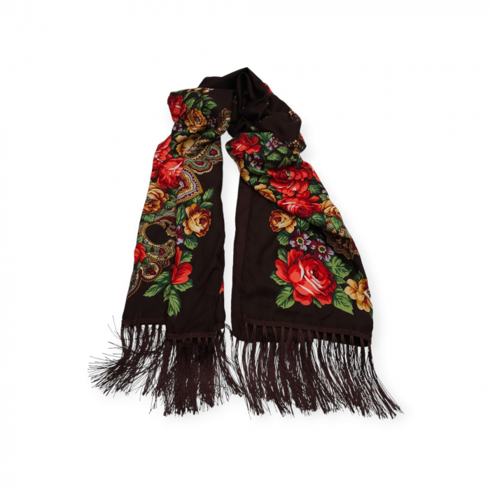 Esarfa Traditionala cu Imprimeu Floral [2]