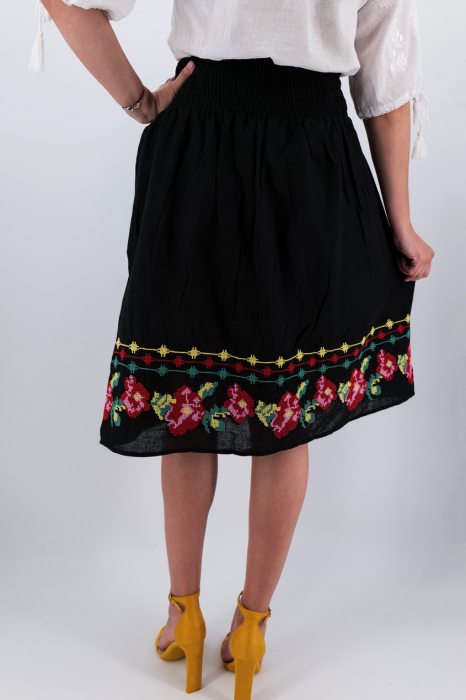 Fusta stilizata cu motive florale - Ionelia 2 [4]