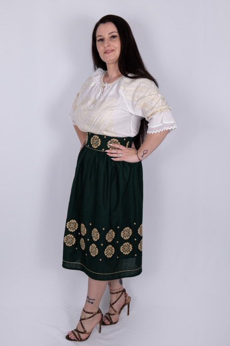 Fusta stilizata cu motive traditionale Ofelia 6 [3]