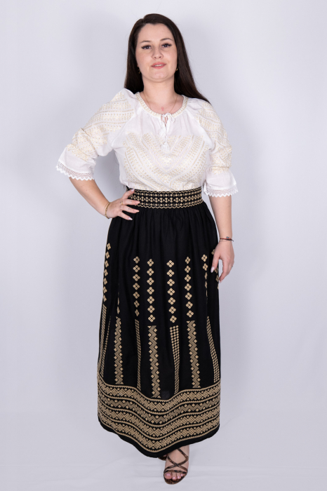 Fusta stilizata cu motive traditionale Gianina [2]