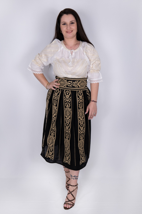 Fusta stilizata cu motive traditionale Tatiana 10 [2]