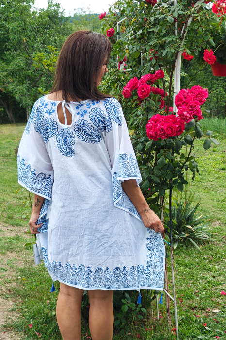 Poncho brodat plaja [4]