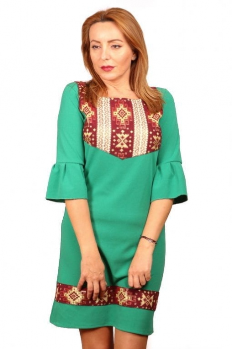 Rochie Stilizata cu Motive Traditionale Izabela [2]