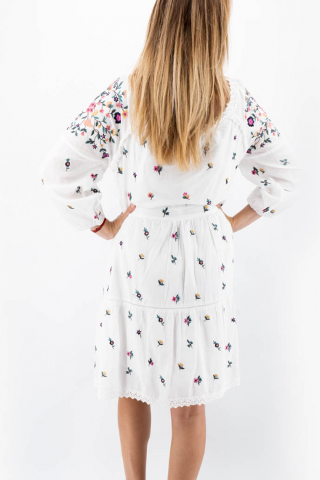 Rochie cu motive florale  Doinita [4]