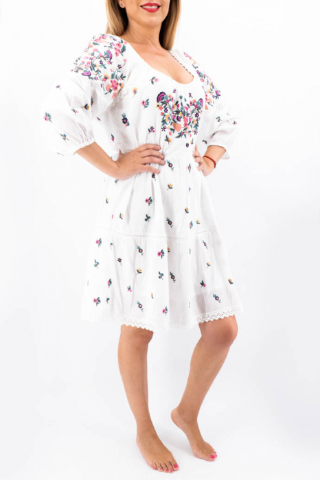 Rochie cu motive florale  Doinita [2]
