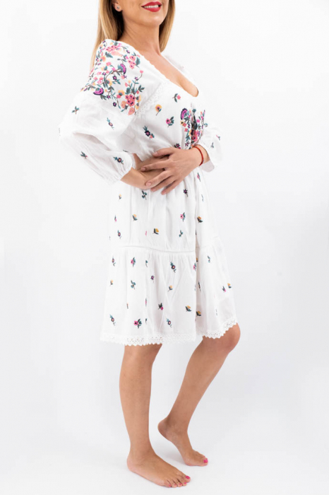 Rochie cu motive florale  Doinita [3]