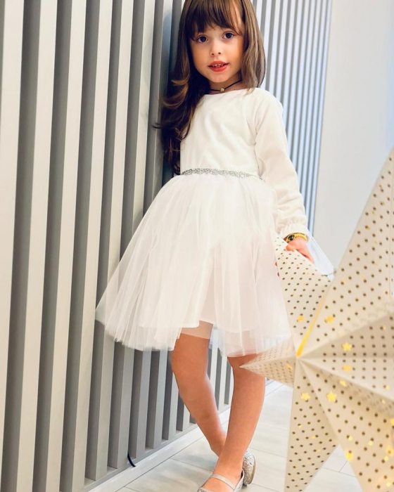 Rochie fetite Alba ca Zapada [3]
