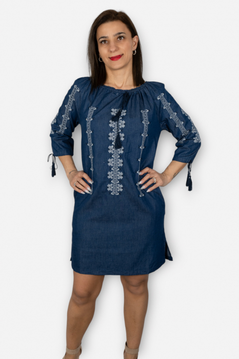 Rochie Stilizata Denim [5]
