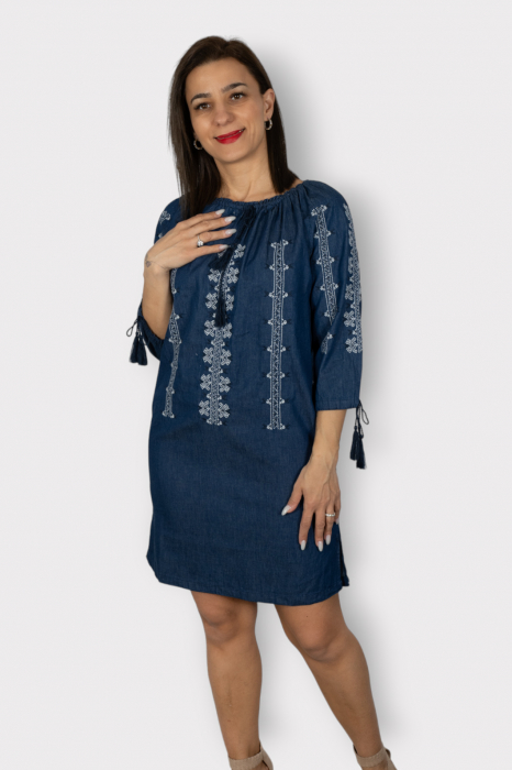 Rochie Stilizata Denim [4]