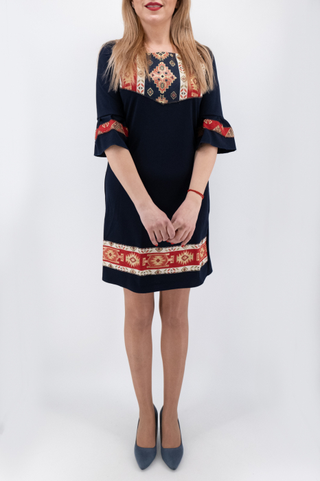 Rochie Stilizata cu Motive Traditionale Izabela 11 [2]