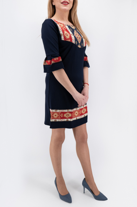Rochie Stilizata cu Motive Traditionale Izabela 11 [4]