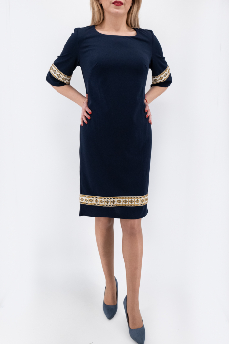 Rochie Stilizata cu Motive Traditionale Izabela 14 [3]