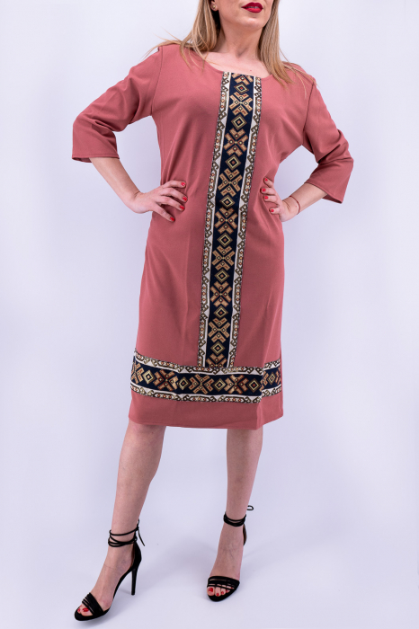 Rochie Stilizata cu Motive Traditionale Izabela 19 [3]
