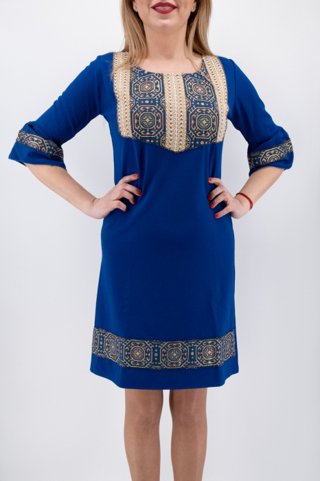 Rochie Stilizata cu Motive Traditionale Izabela 17 [2]