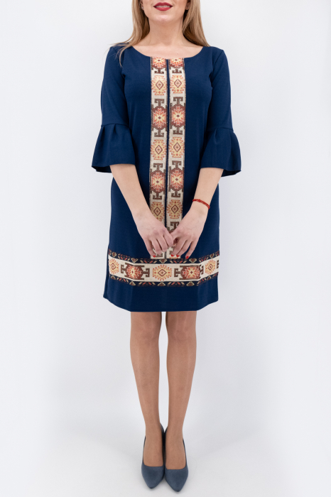Rochie Stilizata cu Motive Traditionale Izabela 18 [2]