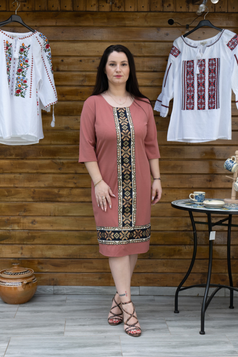 Rochie Stilizata cu Motive Traditionale Izabela 20 [2]