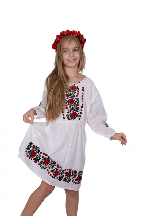 Rochie traditionala fetite Elina [4]