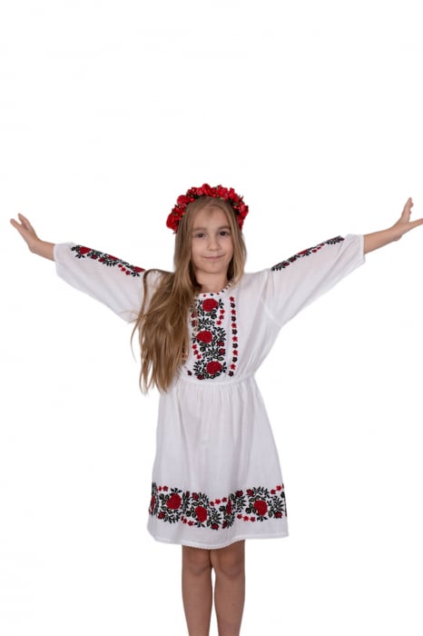 Rochie traditionala fetite Elina [3]