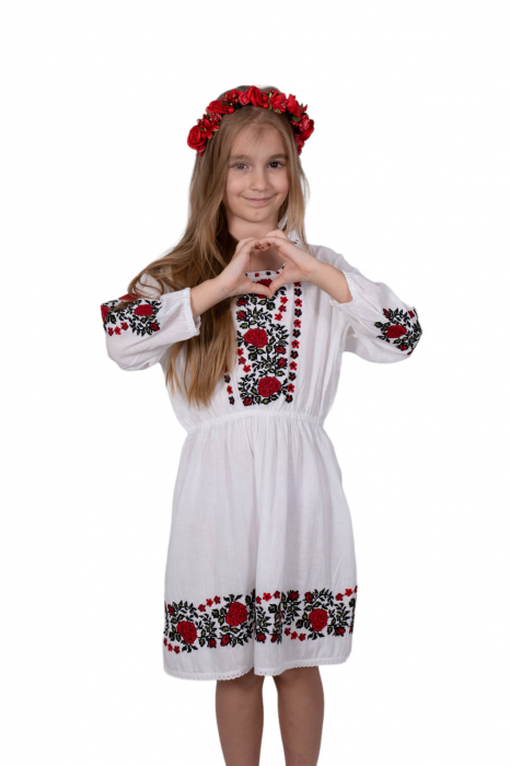 Rochie traditionala fetite Elina [2]