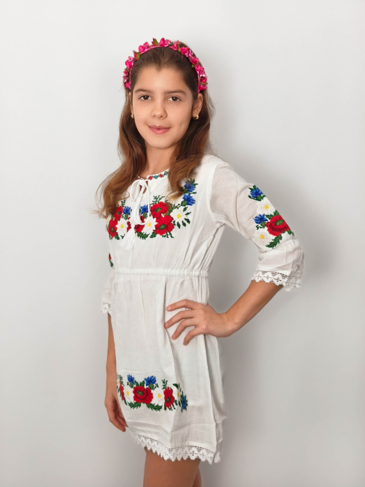 Rochie traditionala fetite Anca [1]
