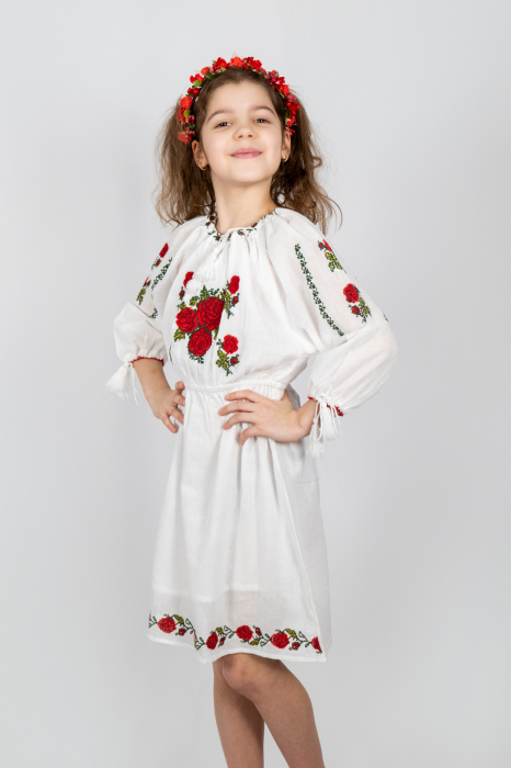 Rochie traditionala fetite Elvira [3]