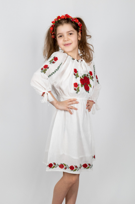 Rochie traditionala fetite Elvira [2]
