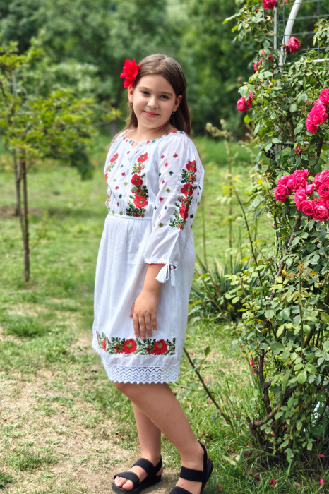 Rochie traditionala fetite Minodora [4]