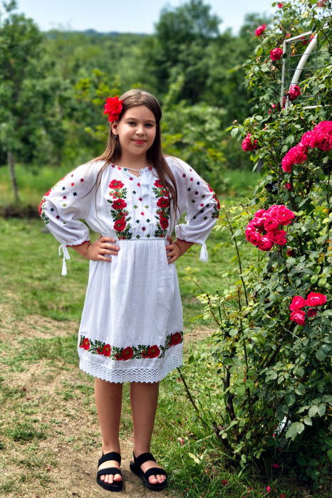 Rochie traditionala fetite Minodora [5]