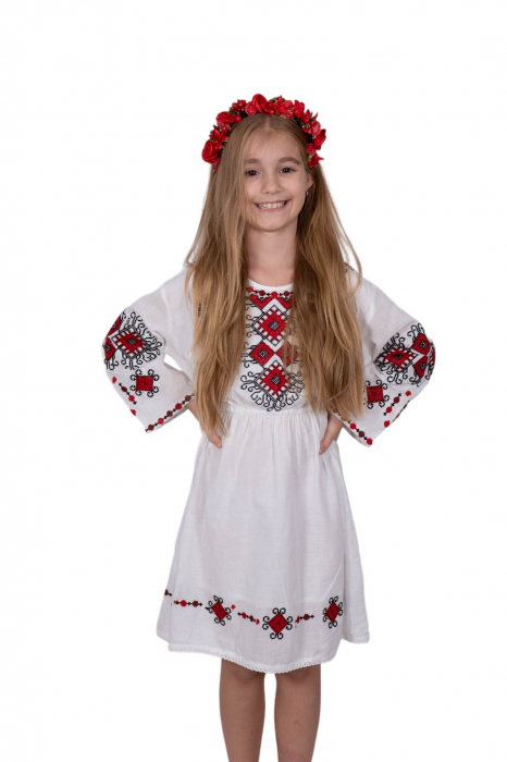 Rochie traditionala fetite Zoe [4]