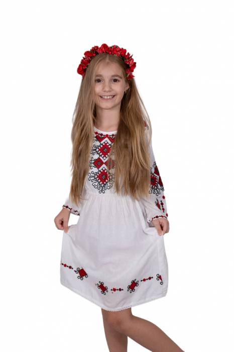 Rochie traditionala fetite Zoe [5]