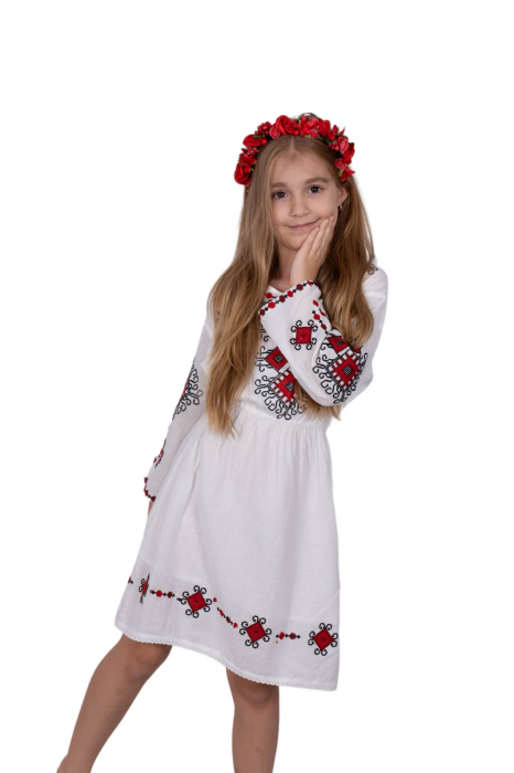 Rochie traditionala fetite Zoe [3]