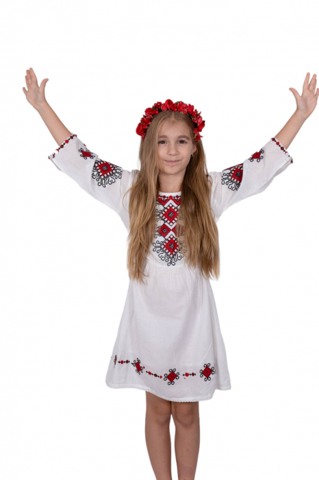 Rochie traditionala fetite Zoe [2]