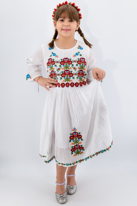 Rochie traditionala Fetita Fiorela [2]