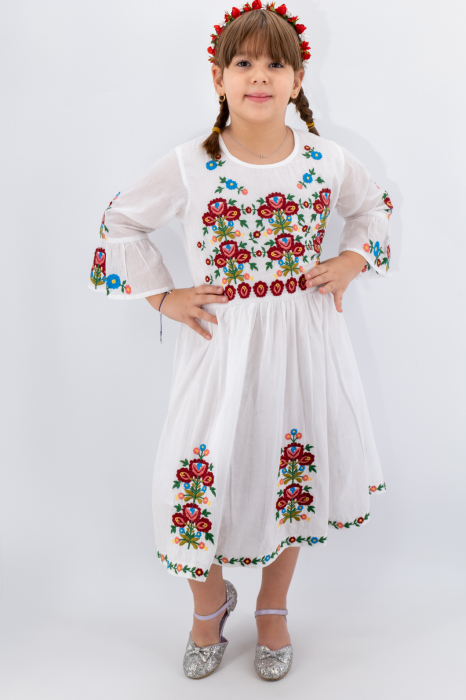 Rochie traditionala Fetita Fiorela [3]