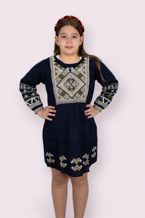 Rochie traditionala fetite Rosa 4 [2]