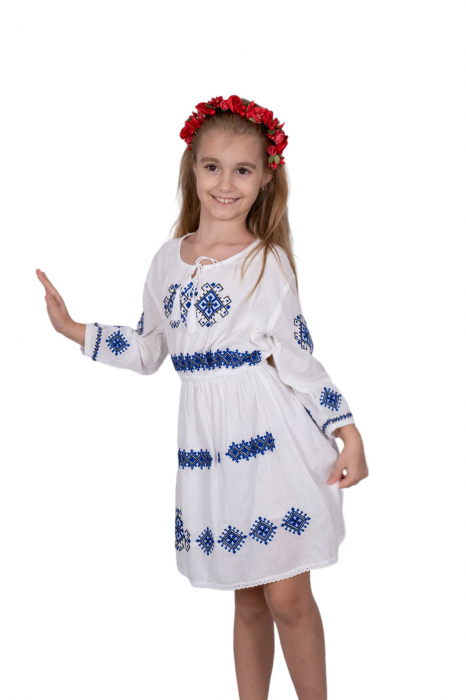 Rochie traditionala fetite Sandrina 2 [2]