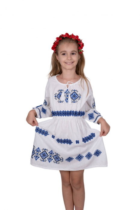 Rochie traditionala fetite Sandrina 2 [4]