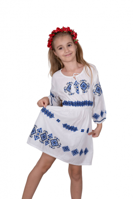 Rochie traditionala fetite Sandrina 2 [3]