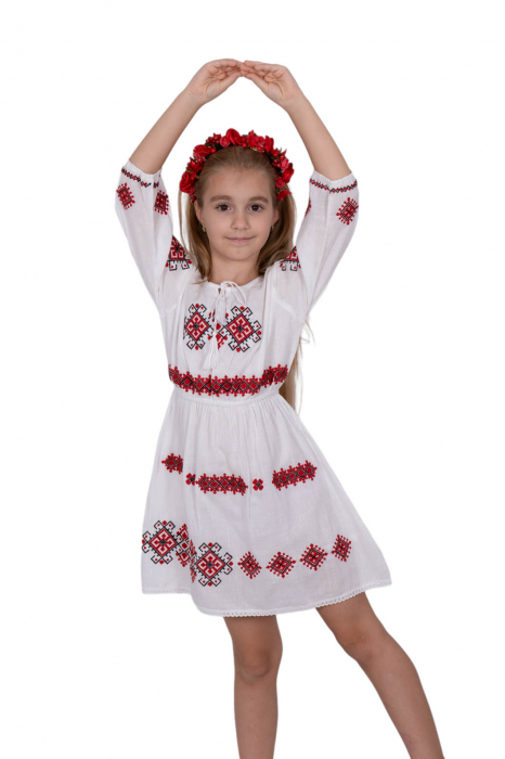 Rochie traditionala fetite Sandrina [3]