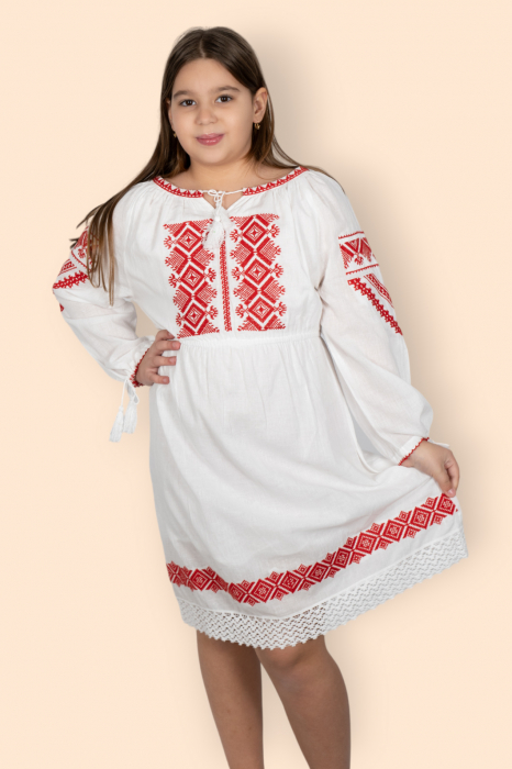Rochie traditionala fetite Olguta [2]
