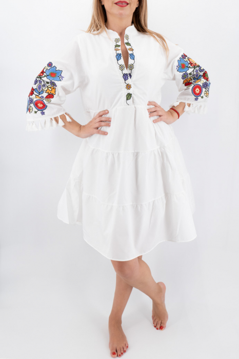 Rochie cu motive Traditionale Ligia [2]