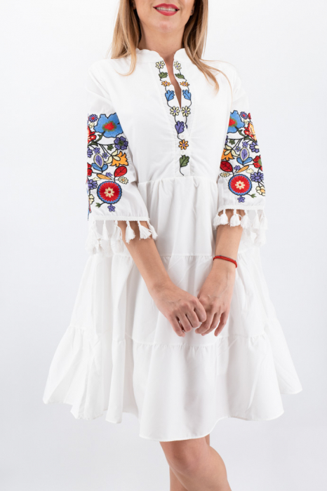 Rochie cu motive Traditionale Ligia [5]